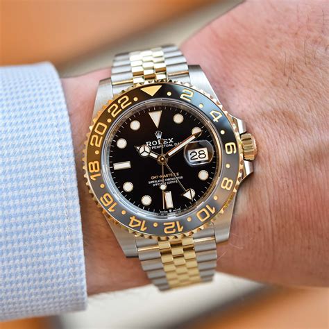 rolex gmt-master ii in yellow gold|Rolex GMT Master oystersteel.